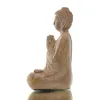 Mini Buddha Statue Gebet – für Dankbarkeit & Einkehr terracottafarben