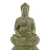 Mini Buddha Statue Lehrende Geste – Weisheit & Erkenntnis beigegrün