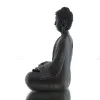 Mini Buddha Statue Lehrende Geste – Weisheit & Erkenntnis braunschwarz