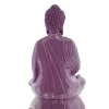 Mini Buddha Statue Meditation – innere Ruhe & Balance lila