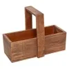 nature trends Holz-Kiste mit Tragegriff 30 x 11,5 x 22 cm