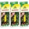 NEUDORFF® Gelbtafeln Kleinformat 7,5 x 20 cm - 21 Tafeln x 3