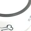 Nobby® Hunde Edelstahlnapf FUSION L Weiß rutschfest Ø 20 cm ca. 1.800 ml