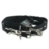 Nobby® Hunde Führleine Classic M-L Schwarz 200 cm - Nylon