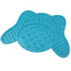 Nobby® Hunde Leckmatte Hundekopf Hellblau 20 x 14,5 cm - Silikon