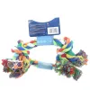 Nobby Hunde Rope Toy Spielseil bunt 270 g, 2 Knoten, ca. 36 cm