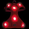 Nobby® LED-Geschirr Flash Mesh rot S