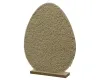 Oster-Deko Riesen-Ei-Aufsteller Beige 33 cm