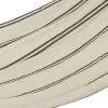 outdoor living Hängematte Wollweiß mit Grünen Streifen 200 x 100 cm - Polyester-Baumwolle