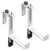 Poétic-Zubehör VARIO COMFORT Blumenkastenhalter Weiß - 2er Pack
