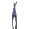 Riffelmacher Weihnachtsdeko Designer-Hirsch Lila futuristisch 18 x 25,5 cm - Polyresin