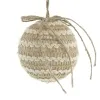 Riffelmacher Weihnachtskugel mit Jutestrick Ø 8 cm