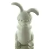 Riffelmacher Lustiger Hase Nichts sehen Weiß 12 cm - Porzellan