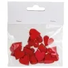 Riffelmacher Streudeko Herzen Rot 24er Set - Holz