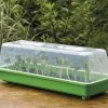 Romberg CLASSIC Gewächshaus Grün 58 x 19 cm mit Belüftung - Kunststoff