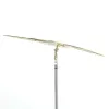 SCHEULEN Blumenstecker Farfalle Schmetterling Senfgelb 10 cm x 26 cm - Metall