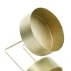 SCHEULEN Kranzstecker Kerzenhalter Meta Goldfarben mit hohem Rand Ø 8 cm - Metall