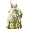 SCHEULEN Oster-Deko Hase Aladin sitzend antik-goldfarben 12 cm - Polyresin
