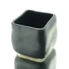SCHEULEN Pflanztopf Knuddelwürfel Schwarz matt quadratisch 11,5 cm - Keramik
