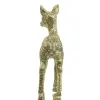 SCHEULEN Weihnachtsdeko Reh nach links schauend Gold & Glitter - Kunststoff