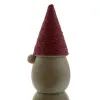 SCHEULEN Weihnachtsdeko Wichtel Natur & Rot mit Kordelmütze 12 cm - Holz