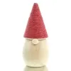 SCHEULEN Weihnachtsdeko Wichtel Natur & Rot mit Kordelmütze 16,5 cm - Holz