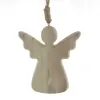 SCHEULEN Weihnachtsengel Anhänger Natur 15 cm - Holz