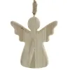 SCHEULEN Weihnachtsengel Anhänger Natur 15 cm - Holz