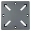 Siena Garden Adapterplatte für Bodenständer, Lochabstand 64 bis 113 mm