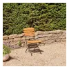 Siena Garden Klappstuhl Peru - Robinienholz natur, Gestell Stahl schwarz