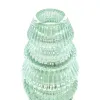 Staberzenhalter Baumform Hellgrün Ø 6,4 cm Höhe 7,8 cm - Glas