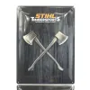 STIHL® Timbersports Blechschild 30 x 40 cm - Metall