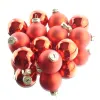 Thüringer Glasdesign Weihnachtskugeln Rot Ø 4 cm aus Glas - 12er Pack