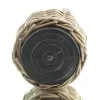 VAN DER LEEDEN DRYPOT® Rattan Pflanzgefäß Grau Ø ca. 24 cm - Sylter Körbe