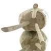 VAN DER LEEDEN Kerze in Teakholz Schale mit Beinen Natur, Ø 22 cm, Höhe 30 cm