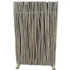 VAN DER LEEDEN Paravent Teak Natur 110 cm x 30 cm Höhe 175 cm