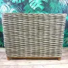 VAN DER LEEDEN Raumtrenner Rattan XL groß 100 x 45 x 82 cm