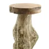 VAN DER LEEDEN Schemel Teak Baumwurzel D40h45cm