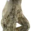 VAN DER LEEDEN Schemel Teak Baumwurzel D40h45cm