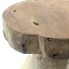 VAN DER LEEDEN Schemel Teak Baumwurzel D40h45cm