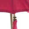 VAN DER LEEDEN Tisch-Sonnenschirm Bali Mini Pink Ø 50 cm
