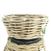 VAN DER LEEDEN DRYPOT® Rattan Pflanzkübel Grau Ø 59 cm - Sylter Körbe