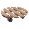 Wagner® Pflanzenroller COUNTRY GH 0183 - Ø 30 cm rund, Holz, Palisander, Tragkraft 100 kg