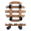 Wagner® Pflanzenroller COUNTRY GH 0183 - Ø 30 cm rund, Holz, Palisander, Tragkraft 100 kg