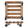 Wagner® Pflanzenroller COUNTRY GH 0203 - 28 x 28 cm, Holz, Palisander, Tragkraft 100 kg