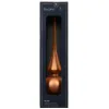 Weihnachtsbaumspitze Brandy Orange matt Ø 6 cm 26 cm hoch - Glas