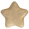 Weihnachtsdeko Dekoteller Stern goldfarben antik klein - Eisen