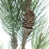 Weihnachtsdeko Kiefernzweig Grün mit Zapfen 85 cm - Kunstpflanzen