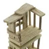 Weihnachtsdeko Kleine Krippe Naturholz 17 x 12 x 14 cm