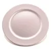 Weihnachtsdeko Teller Rosa rund Ø 33 cm - Kunststoff
